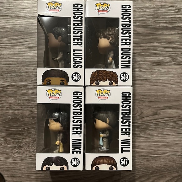 Funko Stranger Things Ghostbuster Pop Figures Set - Picture 2 of 5